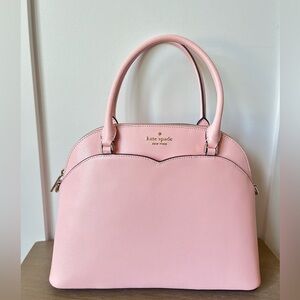 KATE SPADE NEW YORK PAYTON MEDIUM DOME HANDBAG SATCHEL Peony Blossom Pink NWT